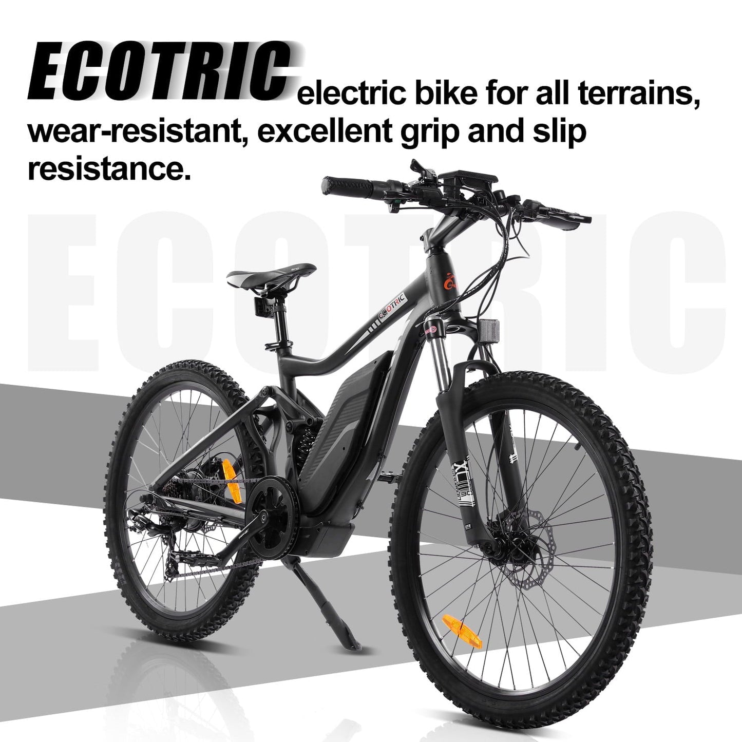 Ecotric Tornado 48V/12Ah 750W Full Suspension Electric Mountain